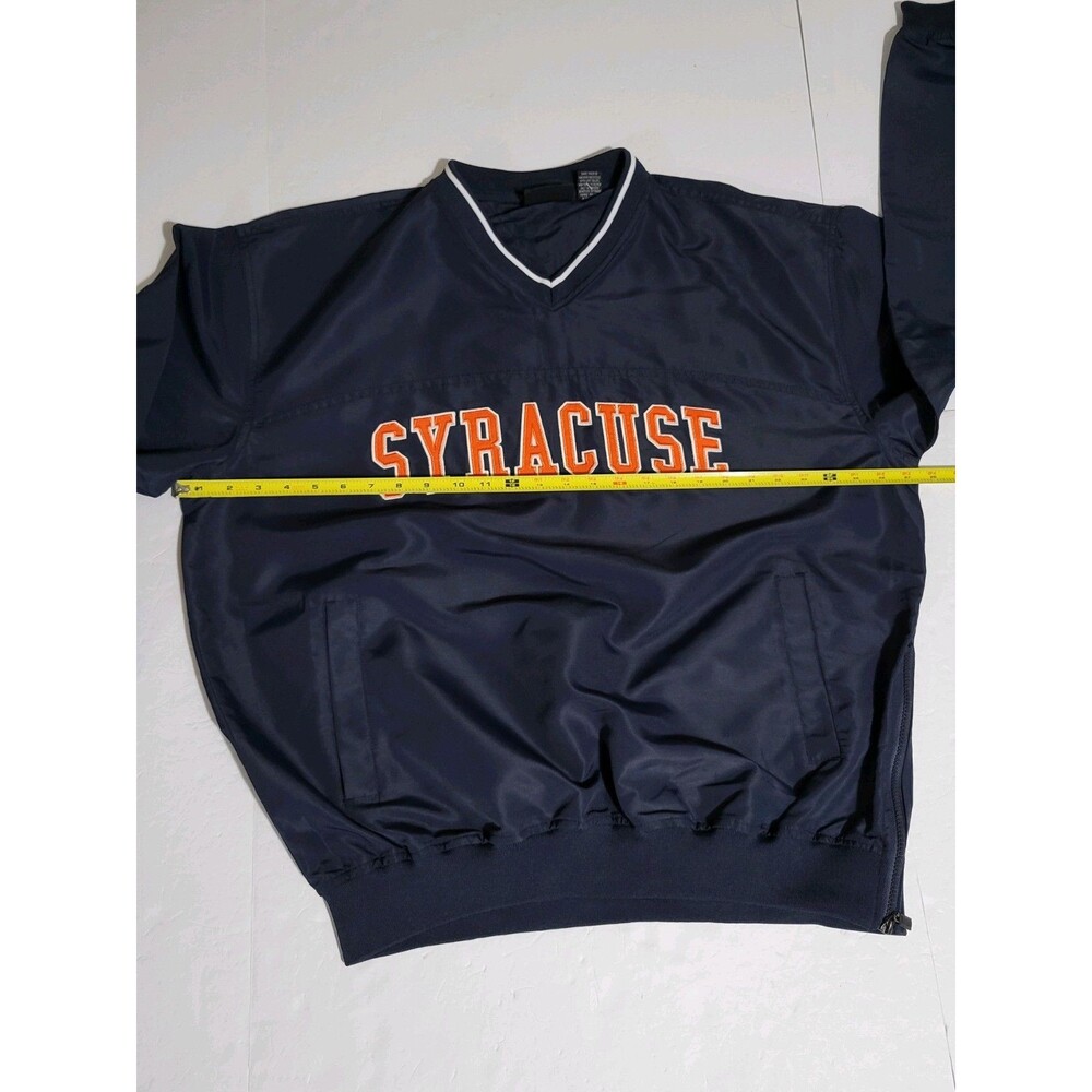 (#6) Syracuse Pullover Jacket Mens Large Blue Windbreaker Size Men's Large - Picture 6 of 8